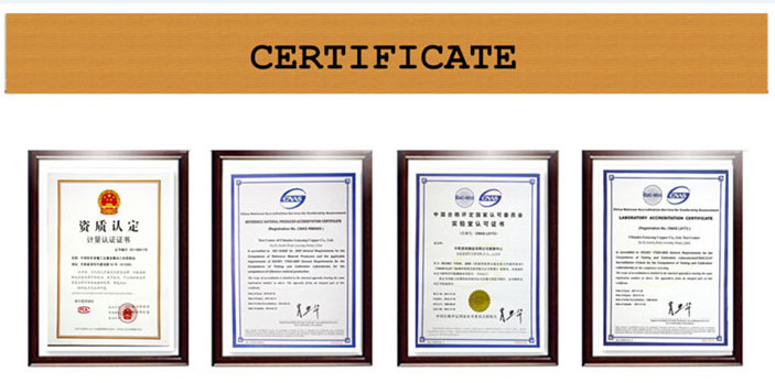 Катушка из латуни H80 certificate